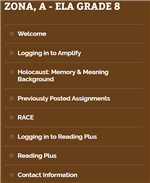 Teacher Webpage Links 